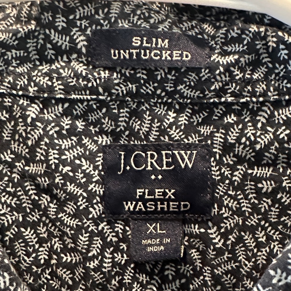 J. Crew Navy Patterned Lightweight Jacket - image 2